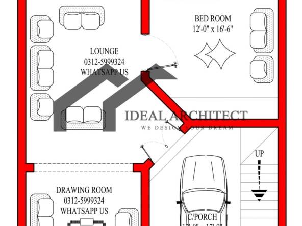 25x40 House Plan | 5 Marla House Plan